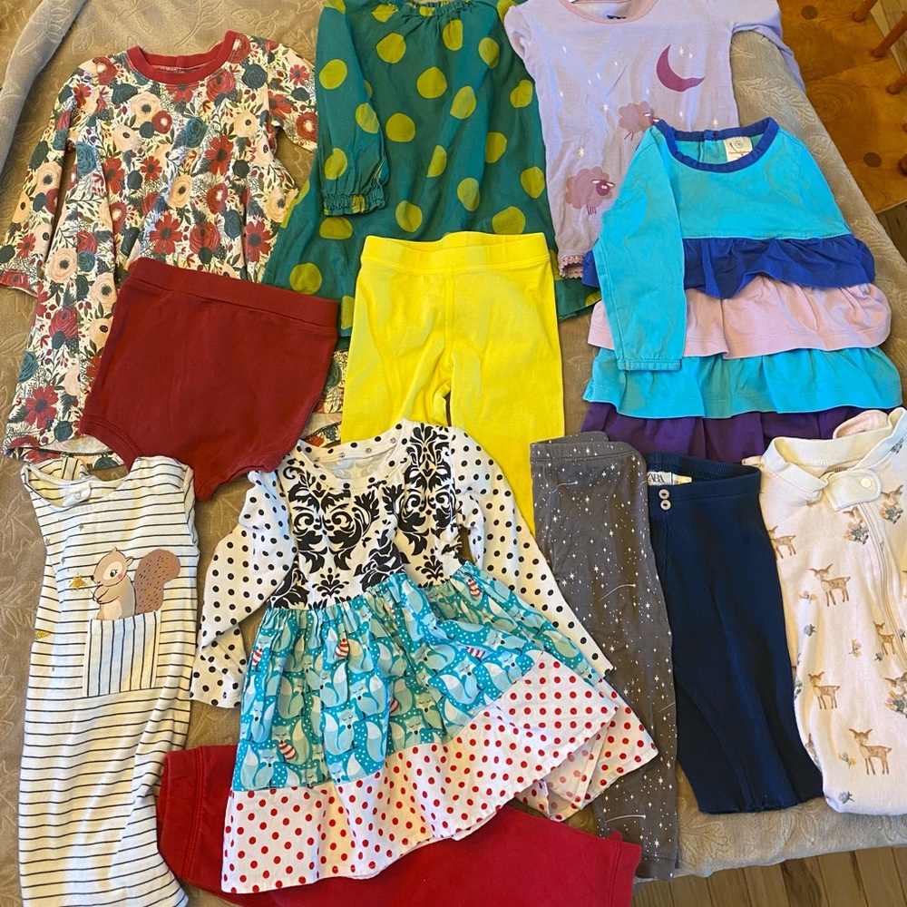 Colorful 12-18 month Baby Clothing lot